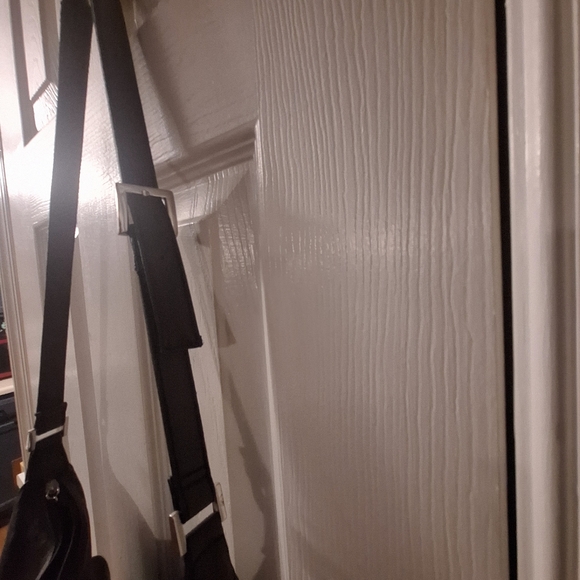 Black Leather Shoulder Bag By Capezio - Picture 12 of 16